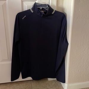 Ping golf outerwear golf pullover size small navy blue.
